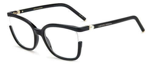 Óculos De Grau Carolina Herrera Ch 0004 807-53 Cor Preto