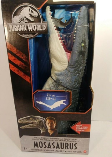 Imagen 5 de 7 de Jurassic World Dinosaurio Mosasaurus 71 Cm Mattel 100% 2 Uni