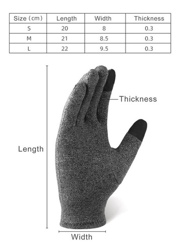 Guantes De Compresión Completa Pantalla Táctil