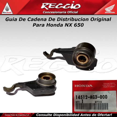 Guia Distribucion Original Para Honda Nx 650 89-93