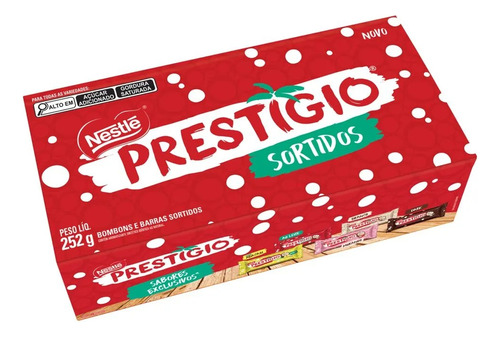 Bombom Prestígio Sortidos Nestlé Caixa De 252g