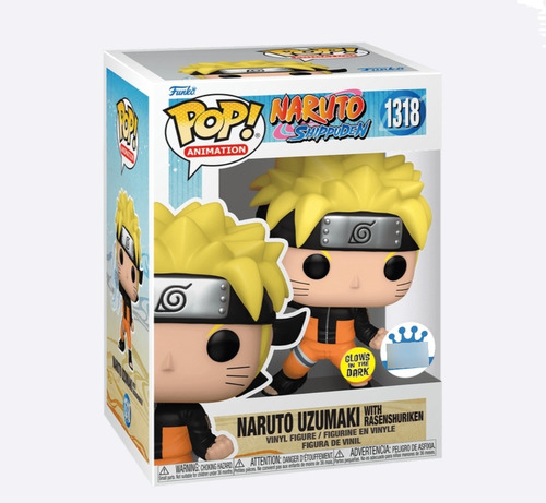 Funko Pop Shippuden Naruto Uzumaki Whit Rasenshuriken N 1318