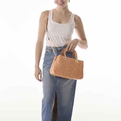 Bolsa De Mano Para Mujer Westies Naranja Hblippiawe Acabado de los herrajes Oro Diseño de la tela Liso