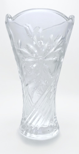 Florero De Cristal Glassware Grueso Centro De Mesa F-112
