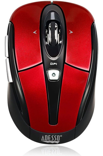 Adesso Imouses60r Rojo Mini Mouse Optico Inalambrico De 2