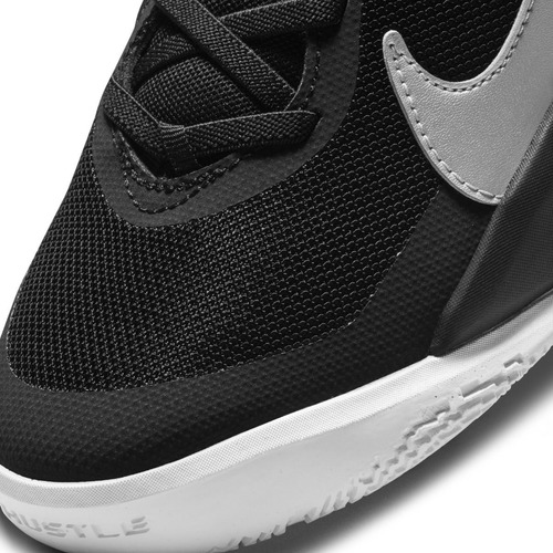 Imagen 6 de 9 de Calzado Nike Team Hustle D10f Basketball Niños Negro