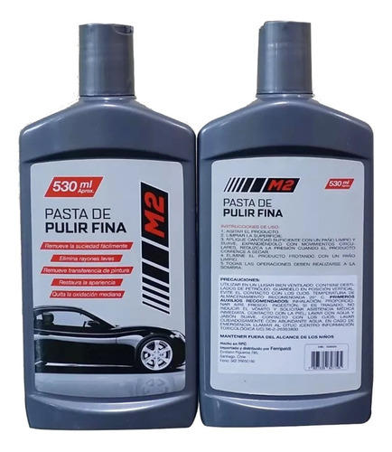 Pasta De Pulir Fina Automotriz M2