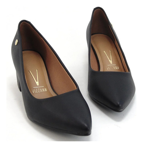 Imagen 6 de 10 de Zapato Mujer Stilletos Vizzano Clasico Taco Cuadrado 5 Cm