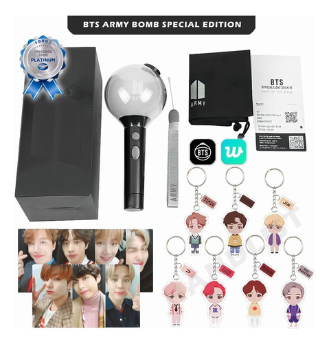 Lámpara De Concierto Bts Army Bomb Ver.4 Light Stick Mapa De