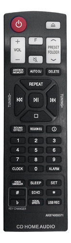 Reemplace El Control Remoto For LG Mini Cd Home