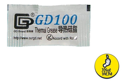 10 Sobres De Pasta De Grasa Térmica Gd Gd100