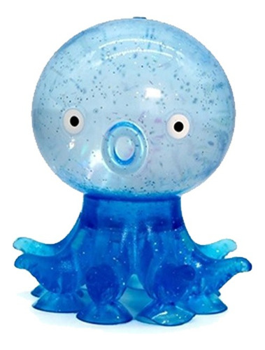 Squishy Calamar Con Glitter