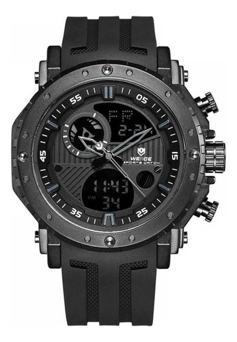 Relógio Masculino Weide Anadigi Wh-6903 - Preto