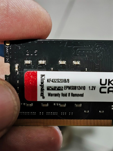 Memoria Ram Kingston Fury Impact 8gb Ddr4 Sodimm 3200mhz (Usado)