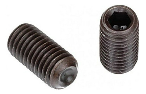 Socket Set Screw, Cup Point, 6-32 X 2 , Alloy Steel, Black O