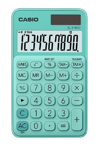 Calculadora De Bolsillo Casio Sl-310uc-gn