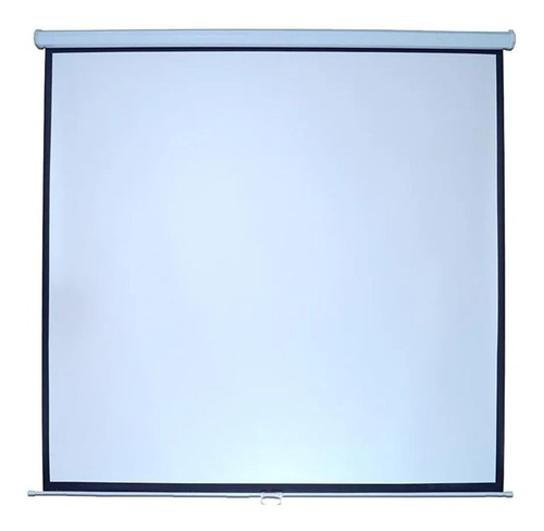 Imagen 1 de 2 de Pantalla Para Proyector 1.78 X 1.78 Pared, Manual, Msc-178