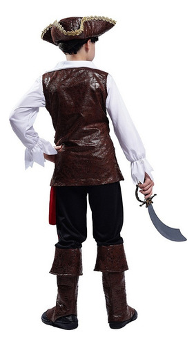 A Halloween Niños Pirata Disfraz Niños Niños Pirata Capitán
