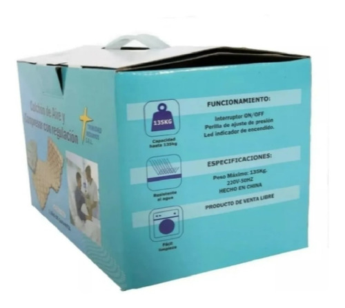 Imagen 4 de 7 de Colchon Antiescaras Completo Ultra Silencioso Bajo Consumo
