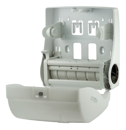 Imagen 2 de 7 de Dispensador Plástico Toalla De Papel Rollo Auto-corte 200mts
