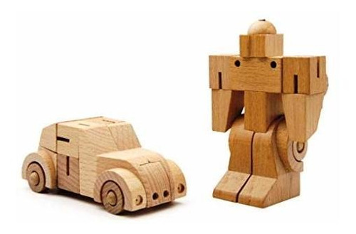 Bamloff Woobot - Robot De Madera Se Transforma En Un Tdp6l