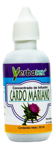 Extracto De Hierba Cardo Mariano En Gotas 30 Ml Yerbatex.