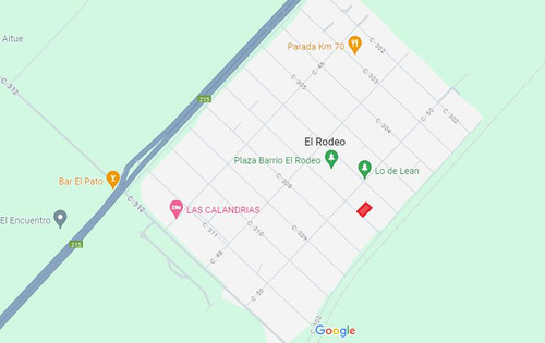 Lote Terreno En El Rodeo - 20 X 50 - 307 Y 50
