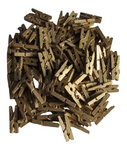 Cabilock Pinza para la ropa de madera pequeña, pinza de madera blanca  genérica resistente, pinzas de madera natural, pinzas de madera gigante,  pinzas