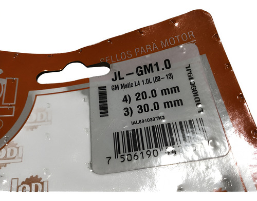 Juego Sello De Laton Gm Matiz L4 1.0l Modelos 03-13 Pl128