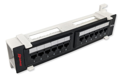 Panel De Conexiones Utp Cat5e 12 Puertos