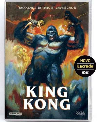 Dvd King Kong - Clássico Jessica Lange Original Novo Lacrado