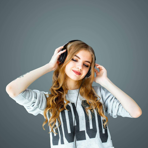 Auriculares Plegables Con Micrófono Bajos Estéreo Negros