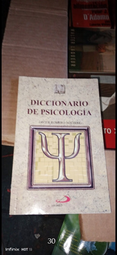Diccionario De Psicología. Javier Aguirre