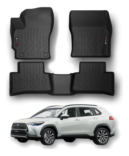 Tapetes Toyota Corolla Cross 21- Termoformados Impermeables