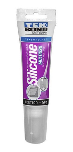 Silicón Multiuso Tekbond 50g Transparente Tekbond 338196