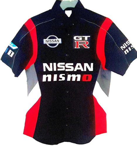 Camisa Nissan Nismo Escuderia Autos Maxxis Lth Pirelli Bca
