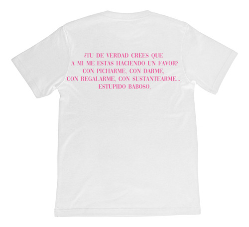 Playera Daniela Rodrice Media Botella