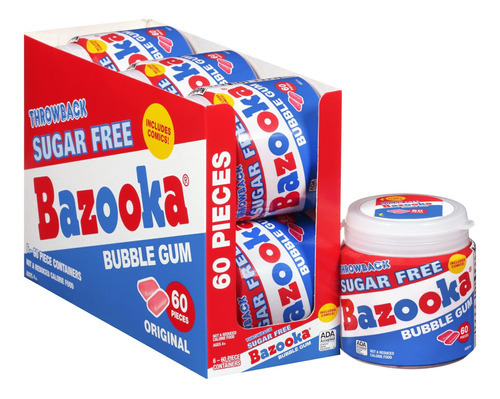 Bazooka - Taza Para Camino A La Escuela Del Chicle Color Ros