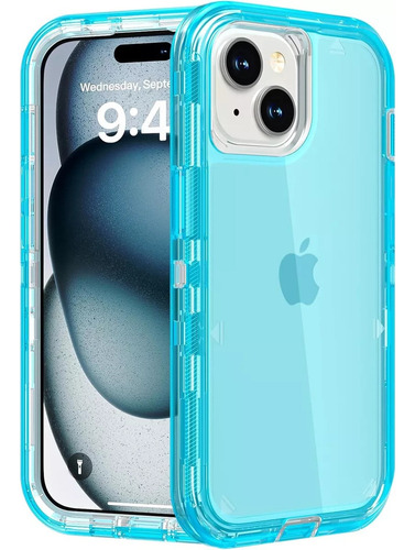 Funda Case De Uso Rudo For iPhone Transparente Antigolpes