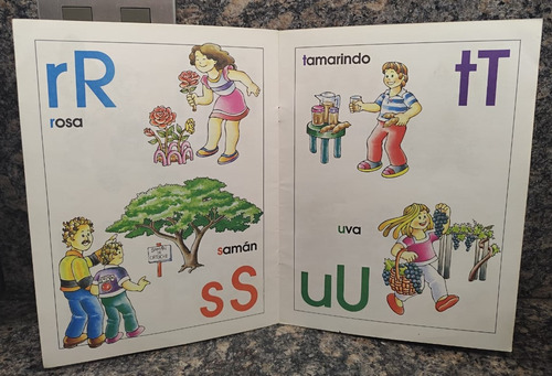 Cartilla Abc De Los Arboles, Flores Y Frutos Para Niños (Usado)
