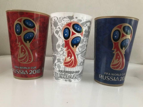 Mundial Rusia 2018 Vaso Plastico Argentina Cerveza Copa Del
