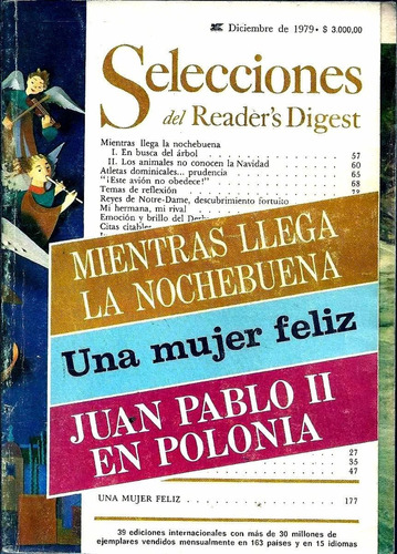 Selecciones Readers Digest Diciembre 1979 Usada Antigua