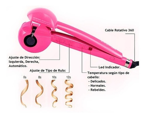 Imagen 1 de 7 de Buclera De Cabello Profesional Winco W-194