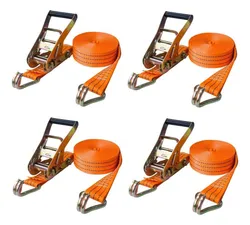 Comprar Kit 4 Catracas + 4 Cintas 3t X 9m Gancho J no Mercado Livre