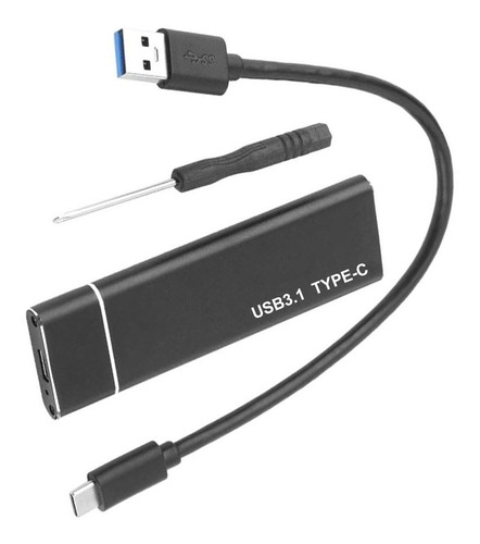 M2 Ngff A Tipo C Adaptador Sata Usb 3.1 Disco Duro Caja Ssd