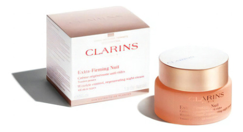 Creme antienvelhecimento Clarins Extra Firming Night para todos os tipos de pele 50 ml/48,2 g e mais de 40 anos