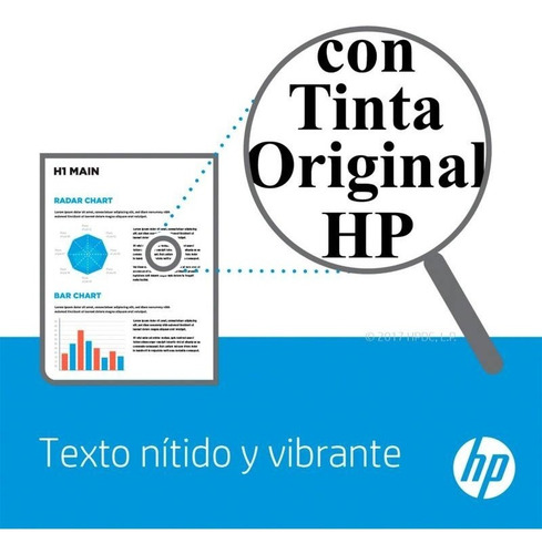 Pack Cartuchos Hp 664 Tri Color + Negro + 1 Resma Carta Hp