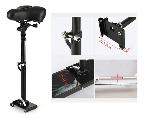 Asiento De Patinete Para Adultos, Asiento De 22,5 Cm A 25 Cm