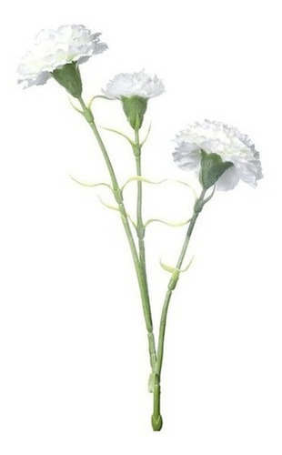 Flor Clavel Blanca 61 Cm