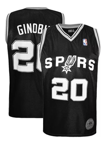 Camiseta Basquet Nba San Antonio Spurs Jr. Ginobili Basket